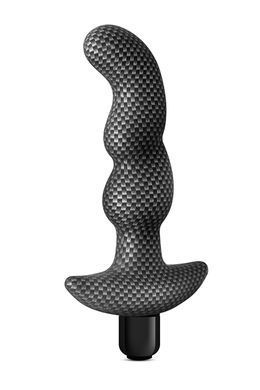 Анальная пробка с вибрацией 3-в-1 SPARK IGNITION PRV-02 CARBON FIBER