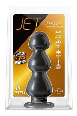 Большая Анальная пробка JET FIERCE CARBON METALLIC BLACK