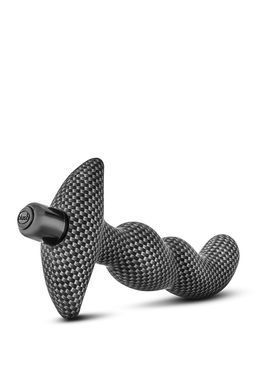 Анальная пробка с вибрацией 3-в-1 SPARK IGNITION PRV-02 CARBON FIBER