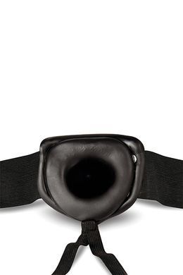Страпон чоловічий Dr. SKIN 7INCH HOLLOW STRAP ON, BLACK