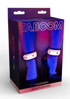 Поножи светящиеся в темноте Taboom Ankle Cuffs, розовые