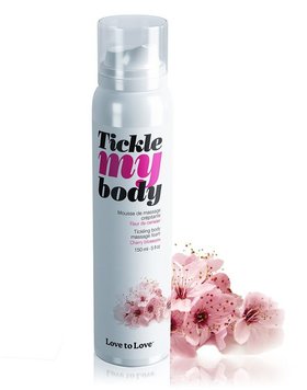 Массажная пена Love To Love TICKLE MY BODY Cherry Blossom (150 мл) увлажняющая