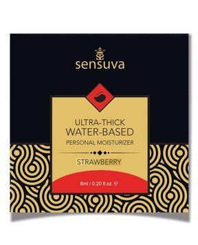 Пробник Sensuva - Ultra&ndash;Thick Water-Based Strawberry (6 мл)
