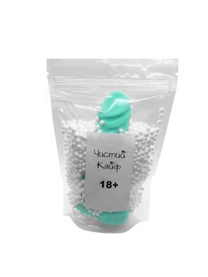 Крафтове мило-член із присоскою Чистий Кайф Turquoise size M, натуральне, Бирюзовый
