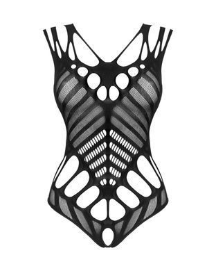 Боди с большими вырезами Obsessive B139 crotchless teddy S/M/L, с доступом