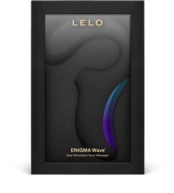 Кліторально-вагінальний звуковий стимулятор LELO Enigma WAVE Black, 3 типи стимуляції