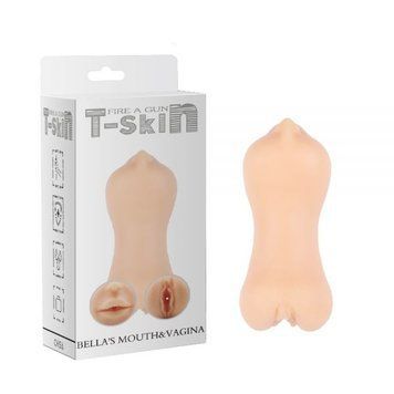 Мастурбатор&nbsp;двусторонний Chisa&nbsp;Bella's&nbsp;Mouth&nbsp;&&nbsp;Vagina