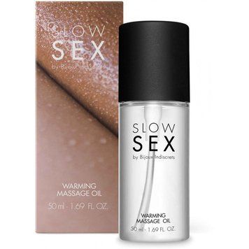 Разогревающее съедобное массажное масло WARMING MASSAGE OIL Slow Sex Bijoux Indiscrets