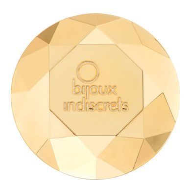 Вібромасажер діамант Bijoux Indiscrets - Twenty One, стильний аксесуар для дамської сумочки, Золотистый