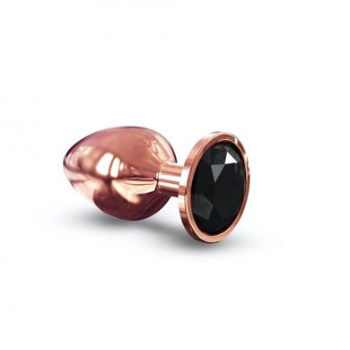 Металлическая анальная пробка с украшением в виде кристалла Dorcel - Diamond Plug Rose Gold L, Медный