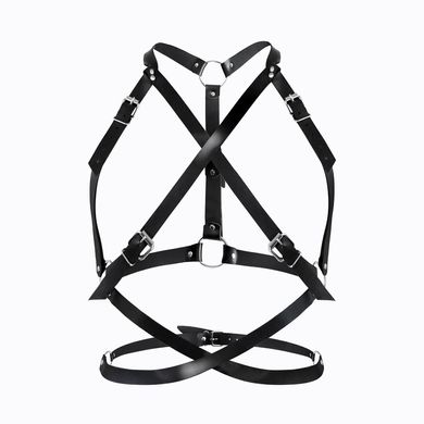 Женская портупея Art of Sex - Agnessa Leather harness, Черный XS-M