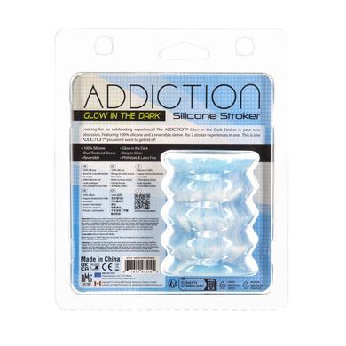 Мастурбатор ADDICTION Silicone Reversible Stroker &ndash; Glow in the Dark