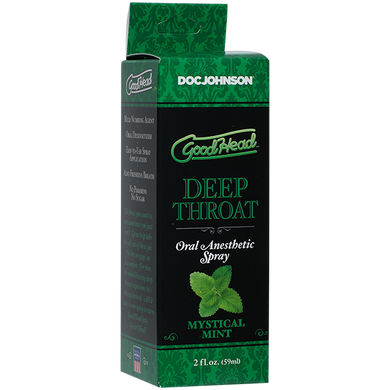 Спрей для минета Doc Johnson GoodHead DeepThroat Spray – Mystical Mint 59 мл для глубокого минета