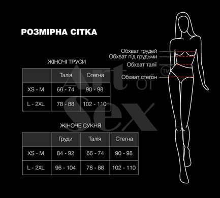 Трусики зі стразовим ланцюгом Art of Sex - Lea, розмір L-2XL, Срібло/Білий