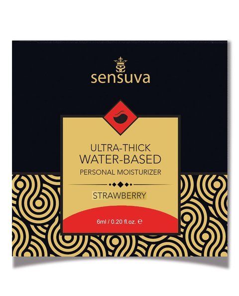 Пробник Sensuva - Ultra&ndash;Thick Water-Based Strawberry (6 мл)
