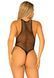Боді-сітка зі стразами Leg Avenue Net snap crotch tank bodysuit Black, one size