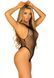 Боді-сітка зі стразами Leg Avenue Net snap crotch tank bodysuit Black, one size