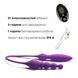 Вибратор двусторонний Adrien Lastic AD-2X с пультом LRS, Фиолетовый