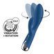 Вибратор-кролик с ротацией Satisfyer Spinning Rabbit 1 Blue, 3 мотора