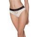 Трусики з широкою гумкою і мереживом Passion PS001 PANTIES ecru, size L