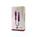 Вибратор двусторонний Adrien Lastic AD-2X с пультом LRS, Фиолетовый