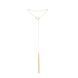 Цепочка для тела Bijoux Indiscrets Magnifique Tickler Pendant Chain &mdash; Gold, Золотистый