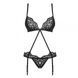 Боді Laluna crotchless Teddy black L / XL