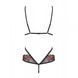 Боди Obsessive Megies teddy black S/M