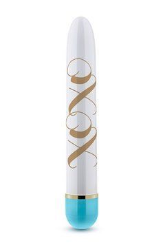 Вибратор Дамский пальчик Blush Xoxo, бело-голубой, 14.5 х 2.5 см
