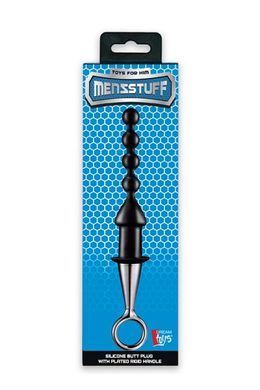 Анальный стимулятор MENZSTUFF ANAL BEAD WITH PLATED HANDLE