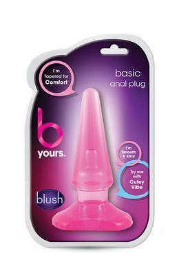Анальная пробка BASIC ANAL PLUG PINK