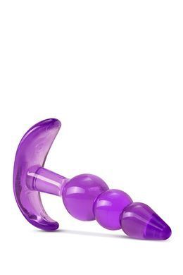 Анальный плаг B YOURS TRIPLE BEAD ANAL PLUG PURPLE