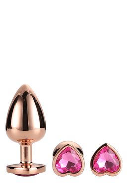 Набір анальних пробок GLEAMING LOVE ROSE GOLD PLUG SET