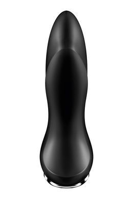 Анальная смарт-вибропробка с жемчужным массажем Satisfyer Rotator Plug 1+ Black