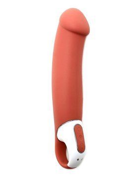 Потужний вібратор Satisfyer Vibes Master, гнучкий литий силікон, 12 режимів роботи, діаметр 46 мм, Телесный