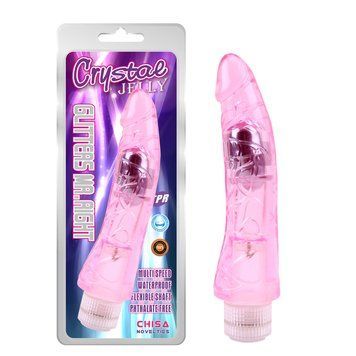 Вибратор прозрачный Chisa&nbsp;Crystal&nbsp;Jellie