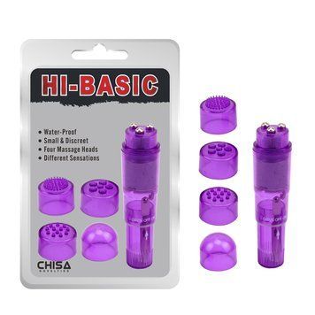 Вибратор&nbsp;клиторальный&nbsp;с&nbsp;насадками Chisa&nbsp;Hi-Basic&nbsp;THE&nbsp;ULTIMATE&nbsp;MINI-MA