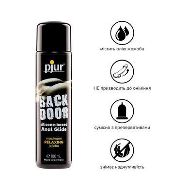 Анальна змазка pjur backdoor anal Relaxing jojoba silicone 100 мл на силіконовій основі з олією жожо