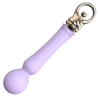 Вібромасажер із підігрівом Zalo Sweet Magic - Confidence Wand Fantasy Violet