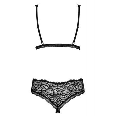 Комплект Obsessive Sweetia 2-pcs set black S/M