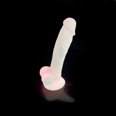 Silexd Johnny Pink Glow в темному, двошаровому, силіконі+силекспана, діаметром 3,8 см.
