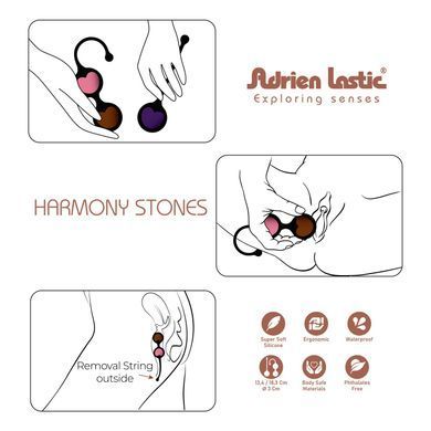 Вагинальные шарики Adrien Lastic Harmony Stones
