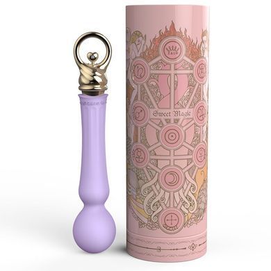Вібромасажер із підігрівом Zalo Sweet Magic - Confidence Wand Fantasy Violet