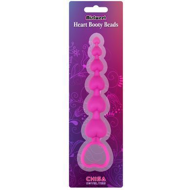 Анальная цепочка сердечки&nbsp;Heart&nbsp;Booty&nbsp;Beads&nbsp;Chisa