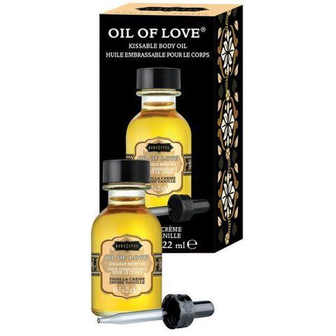 Съедобное&nbsp;масло для поцелуев Kamasutra&nbsp;OIL&nbsp;OF&nbsp;LOVE&nbsp;Vanilla&nbsp;Creme&nbsp;22&nbsp;ML