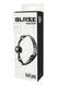 Кляп 4,7 см BLAZE LUXURY BALL GAG CROCO BLACK, Черный
