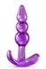 Анальный плаг B YOURS TRIPLE BEAD ANAL PLUG PURPLE