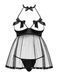 Бебідол Obsessive Delishya babydoll black S / M
