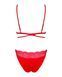 Сексуальный комплект Obsessive Diyosa set 2-pcs red XS/S