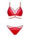 Сексуальный комплект Obsessive Diyosa set 2-pcs red XS/S